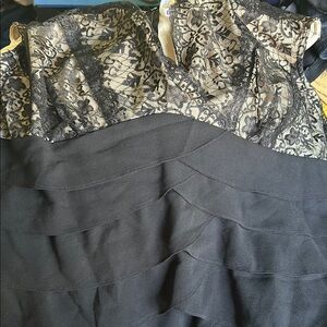 Elegant Black and Lace Dress